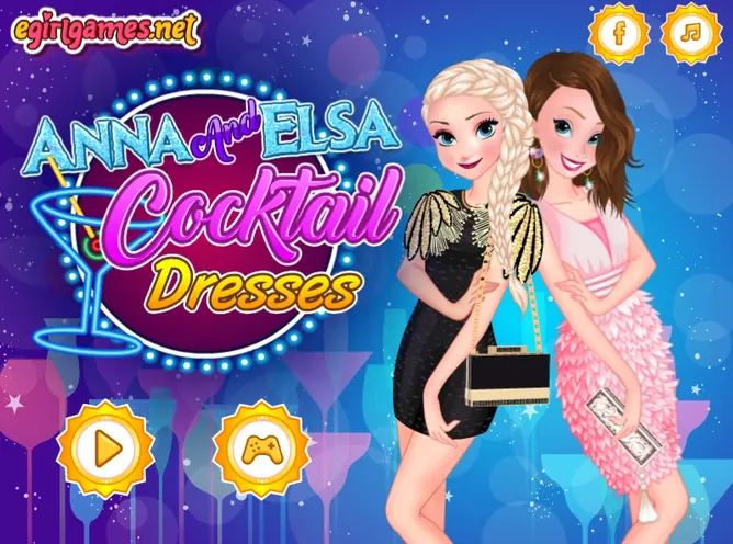 Anna And Elsa Cocktail Dresses