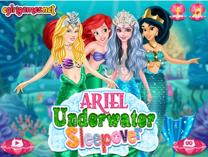 Ariel Underwater Sleepover