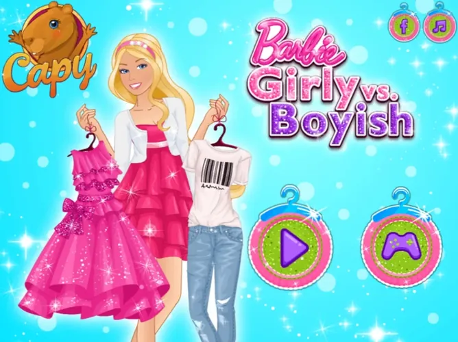 Barbie Girly Vs Boyish