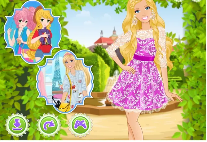 Barbie's Pretty Lace Dress