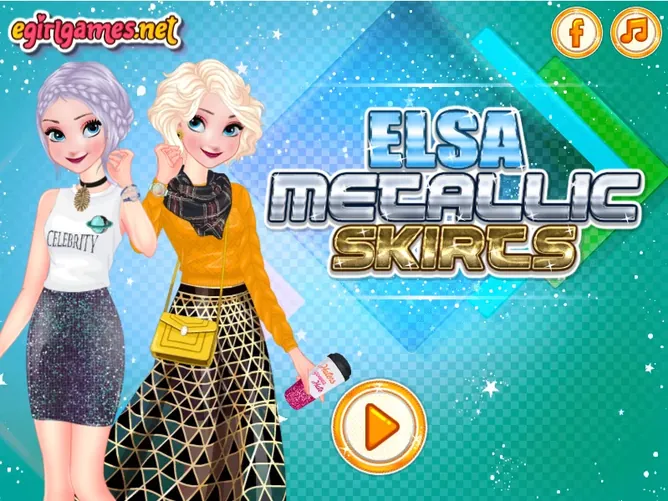 Elsa Metallic Skirts