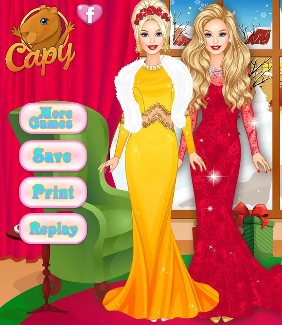 Glittery Fashion Diva