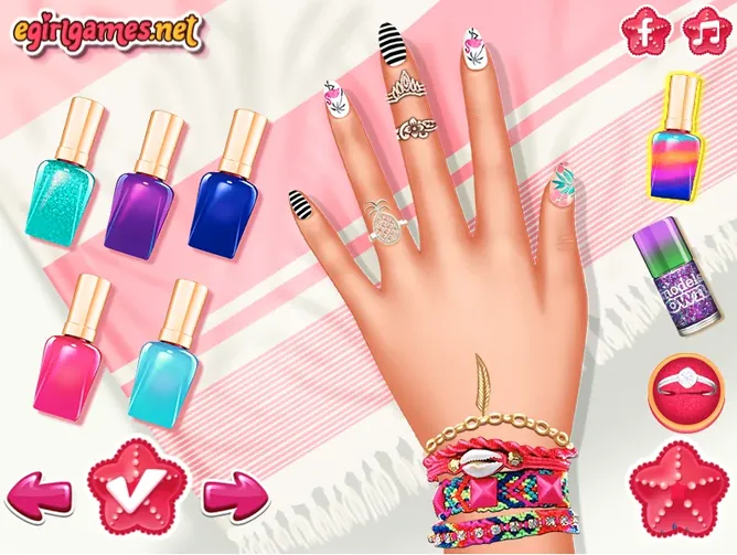 My Beach Nails Design