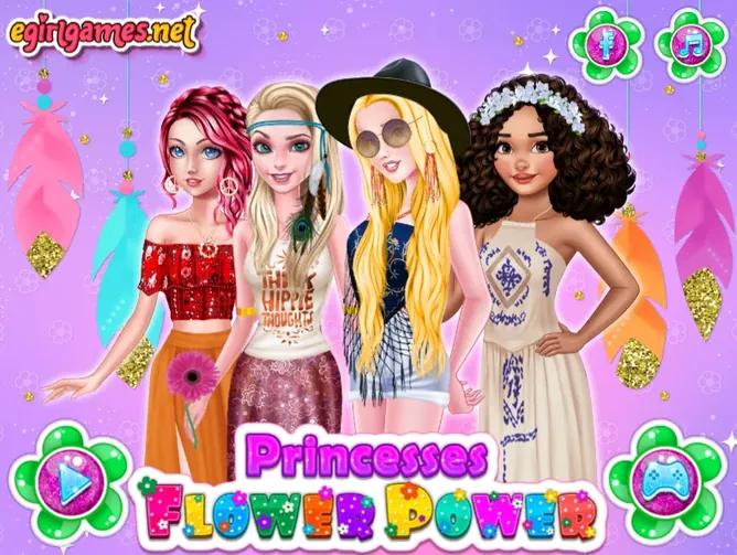 Princesses Flower Power