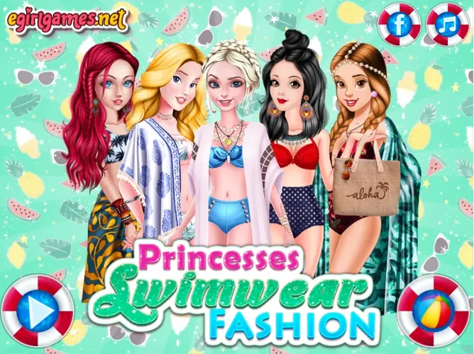 Princesses Swimwear Fashion